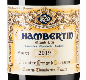 Бургундское вино Domaine Armand Rousseau Pere et Fils Chambertin Grand Cru 2011